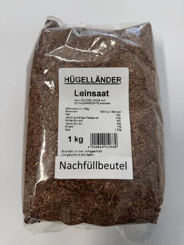 Leinsaat ganz 1 Kg