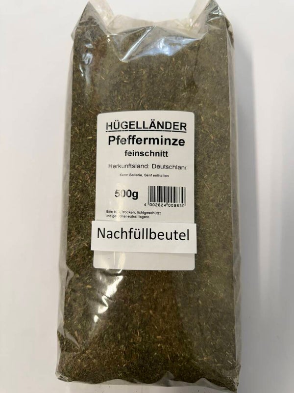 Pfefferminze Feinschnitt, getrocknet 500g