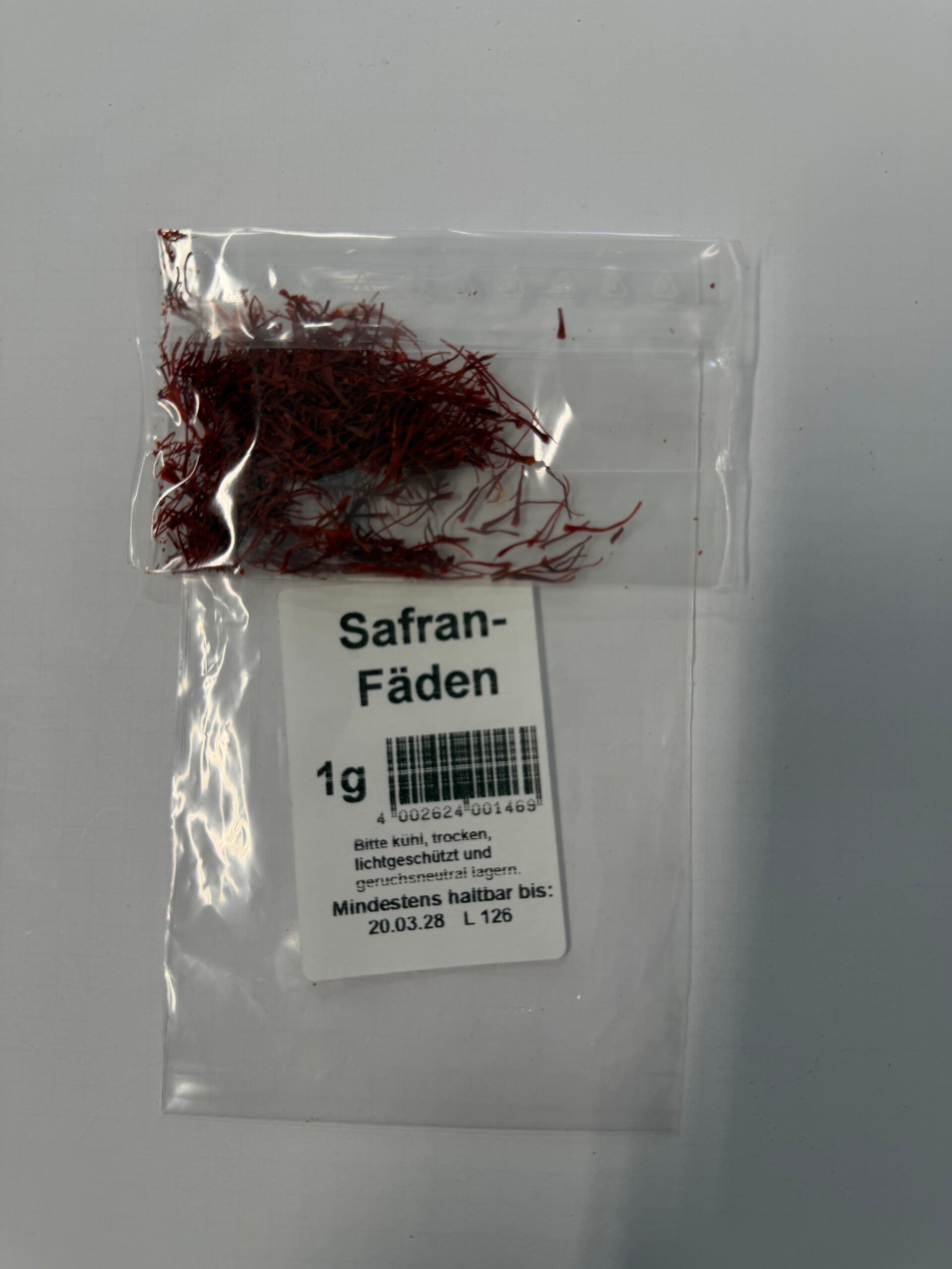 Safran Fäden 1g