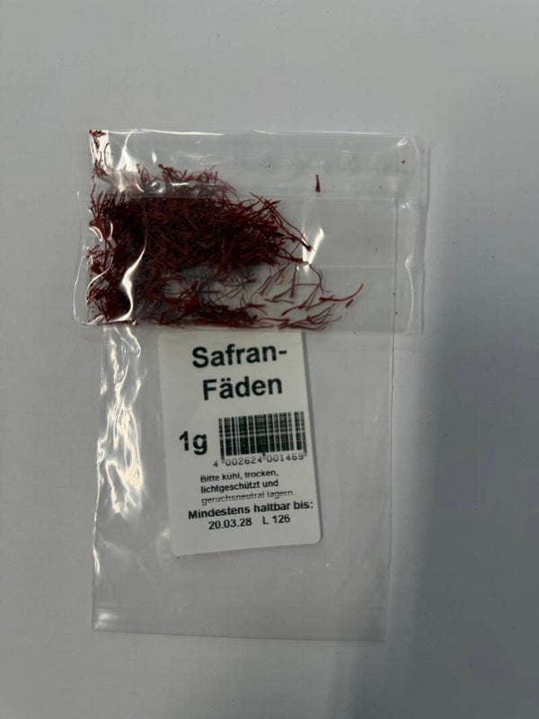 Safran Fäden 1g