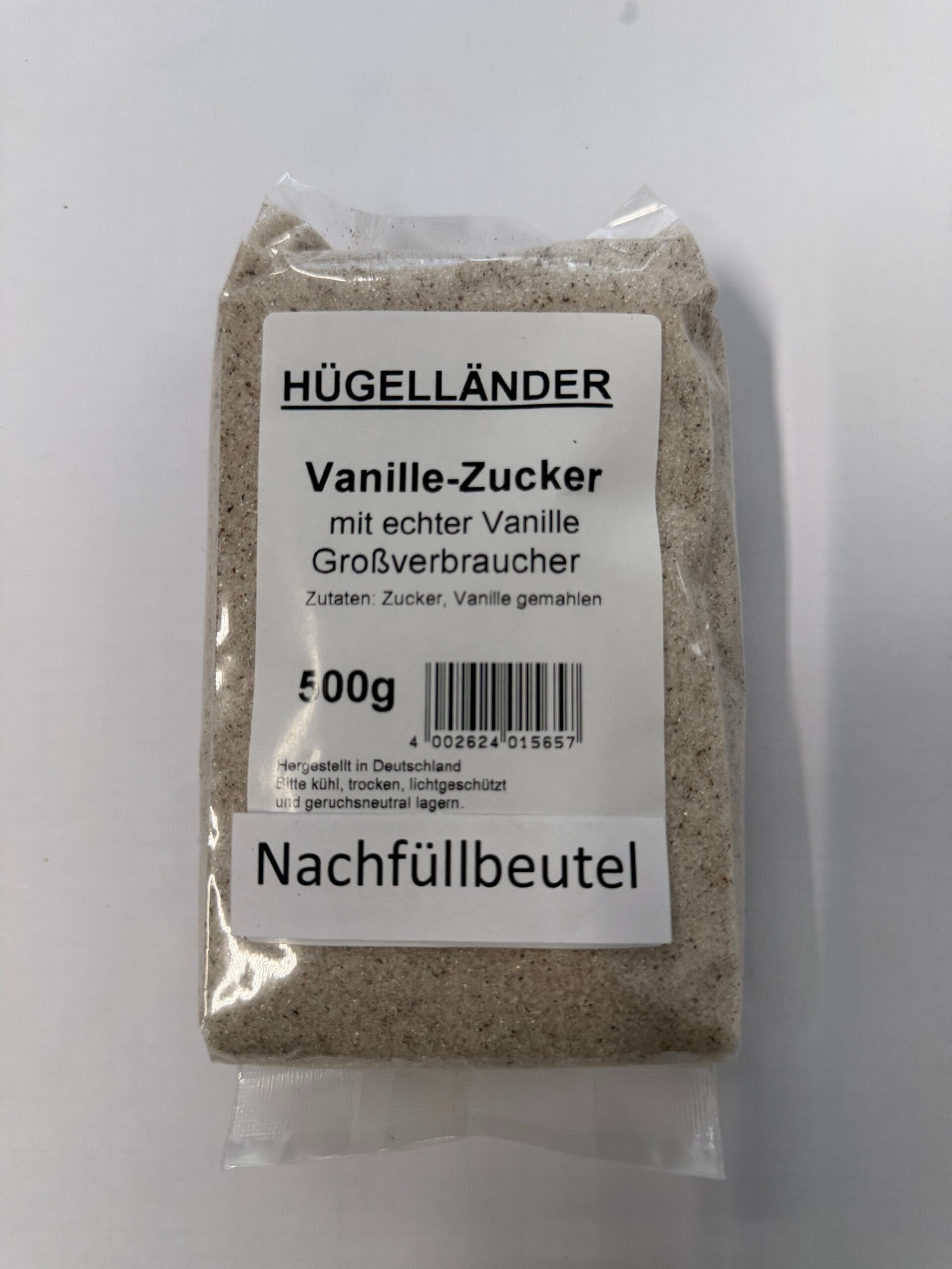 Vanille-Zucker mit echter Vanille 500g