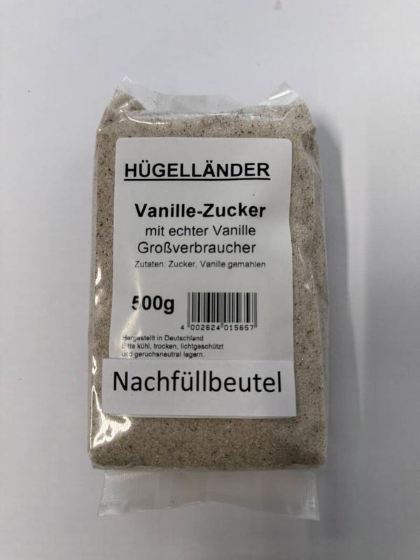 Vanille-Zucker mit echter Vanille 500g