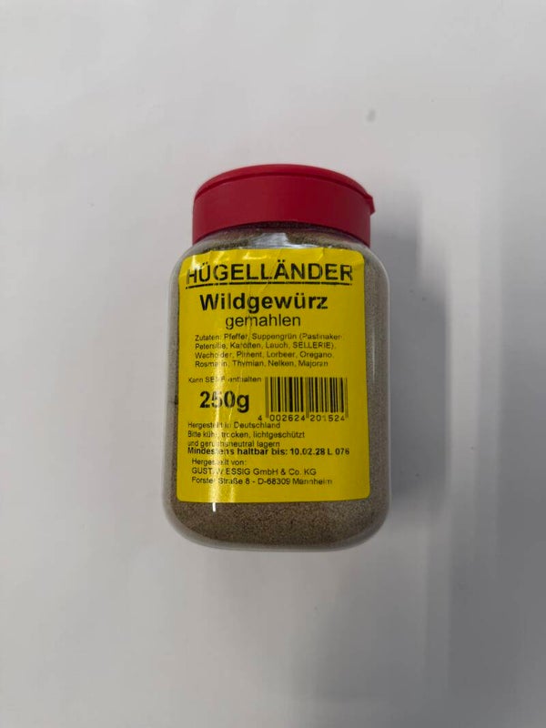 Wildgewürz gemahlen 250g GV-Streuer
