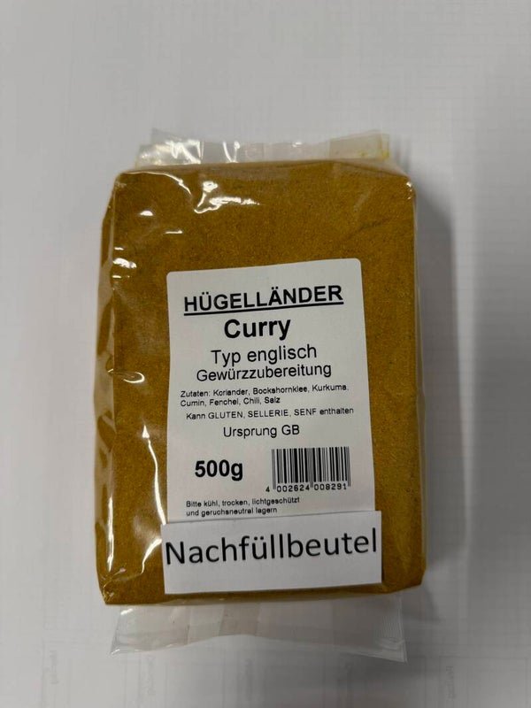 Curry "Typ englisch"  Gewürzmischung 500g