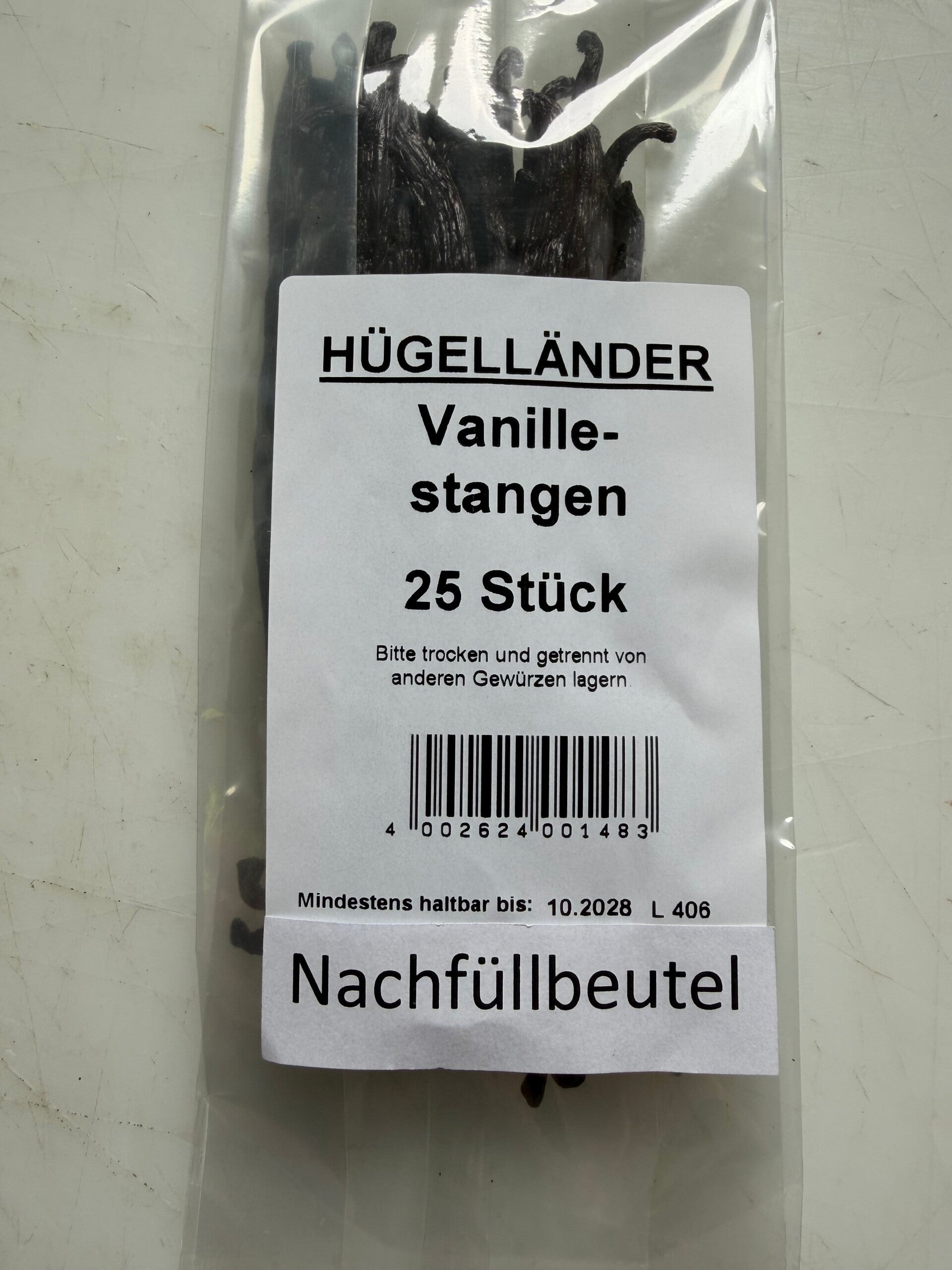 Vanille Bourbon Vanillestangen 25 Stück