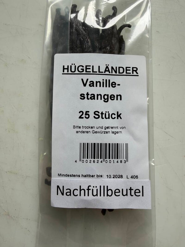 Vanille Bourbon Vanillestangen 25 Stück