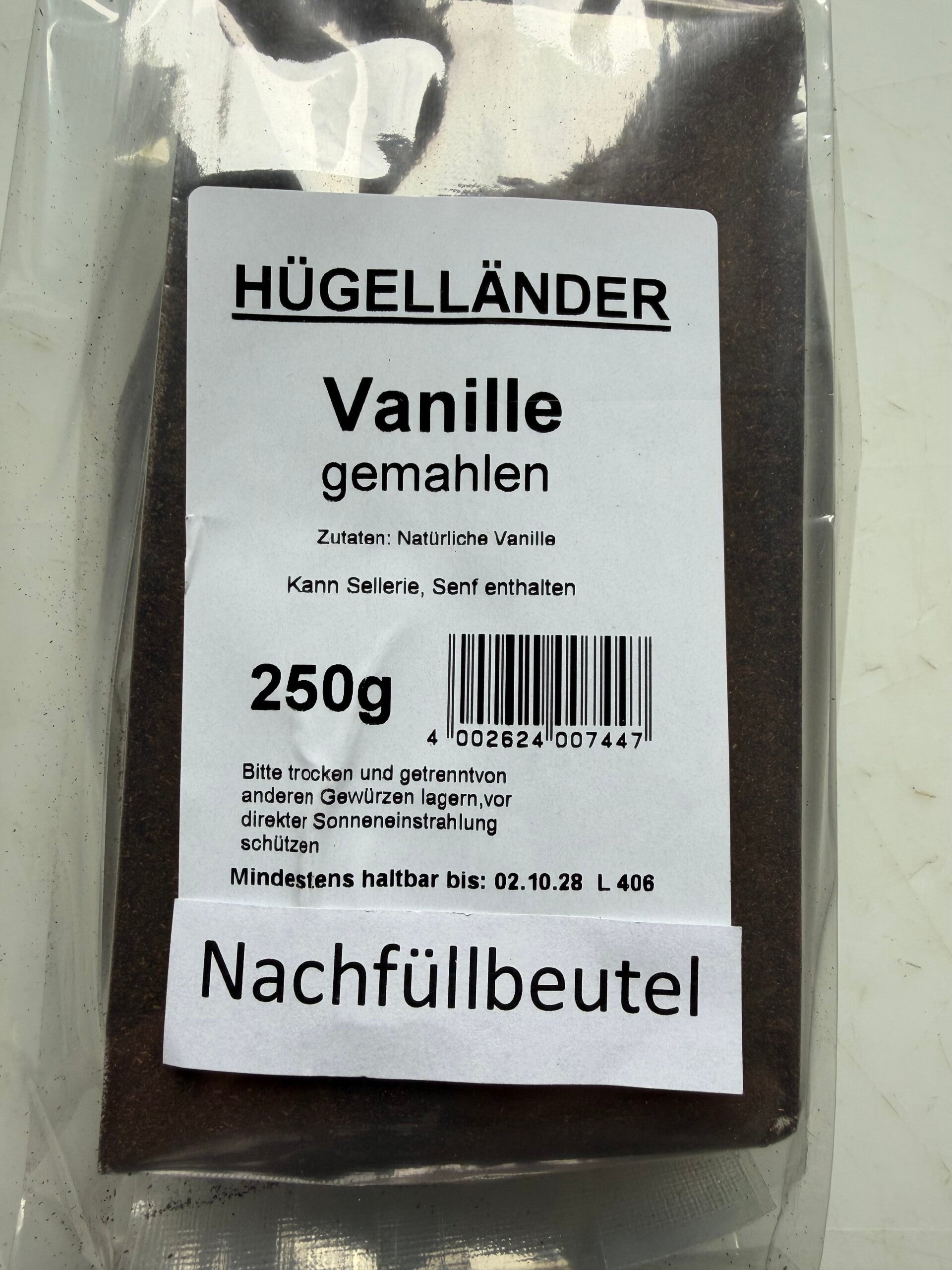 Vanille rein gemahlen 250g
