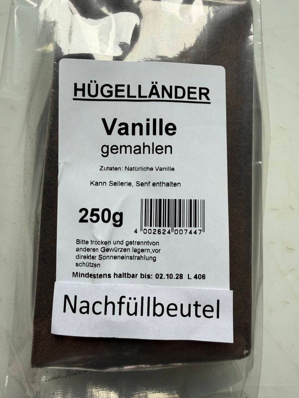 Vanille rein gemahlen 250g