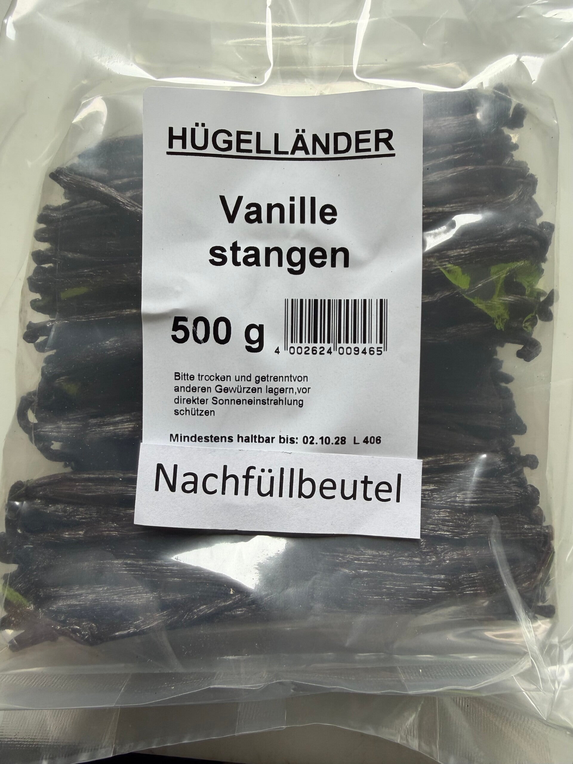 Vanille Bourbon Stangen 500g