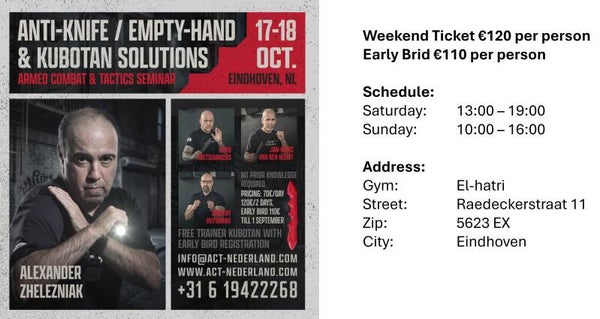 Weekend Ticket: Seminar 17 and 18 october 2026