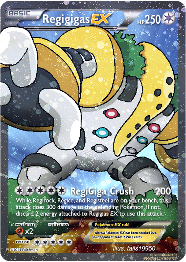 Regigigas EX Snowfall edition
