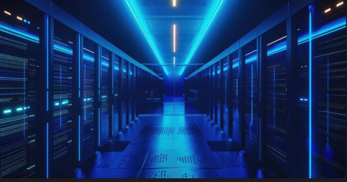 Infrastructure réseaux professionnels – salle de serveurs et équipements IT