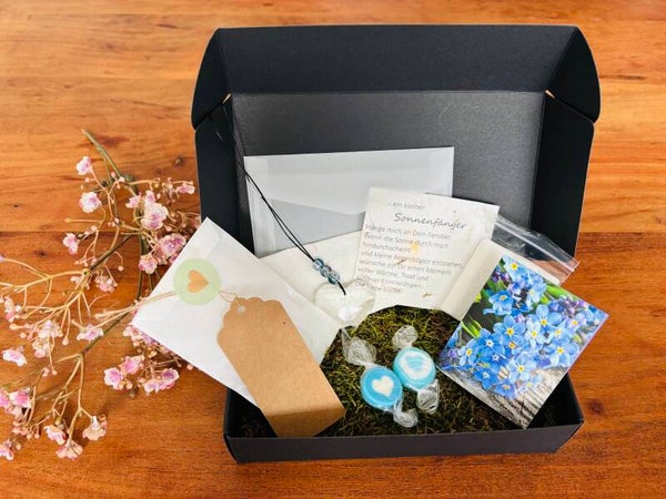 Trostbox mit Sonnenfänger in Herzform
