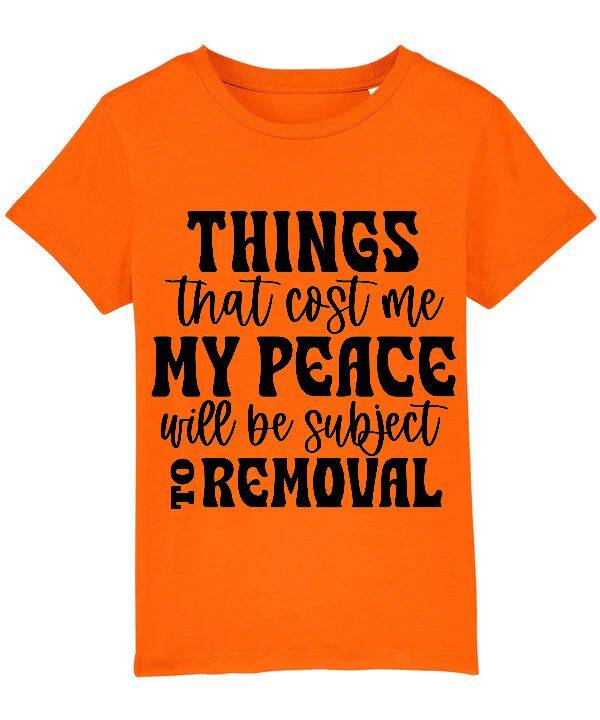 Things that cost me my Peace