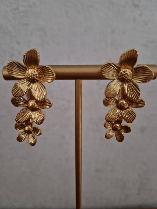 Boucles d'oreilles fleurs