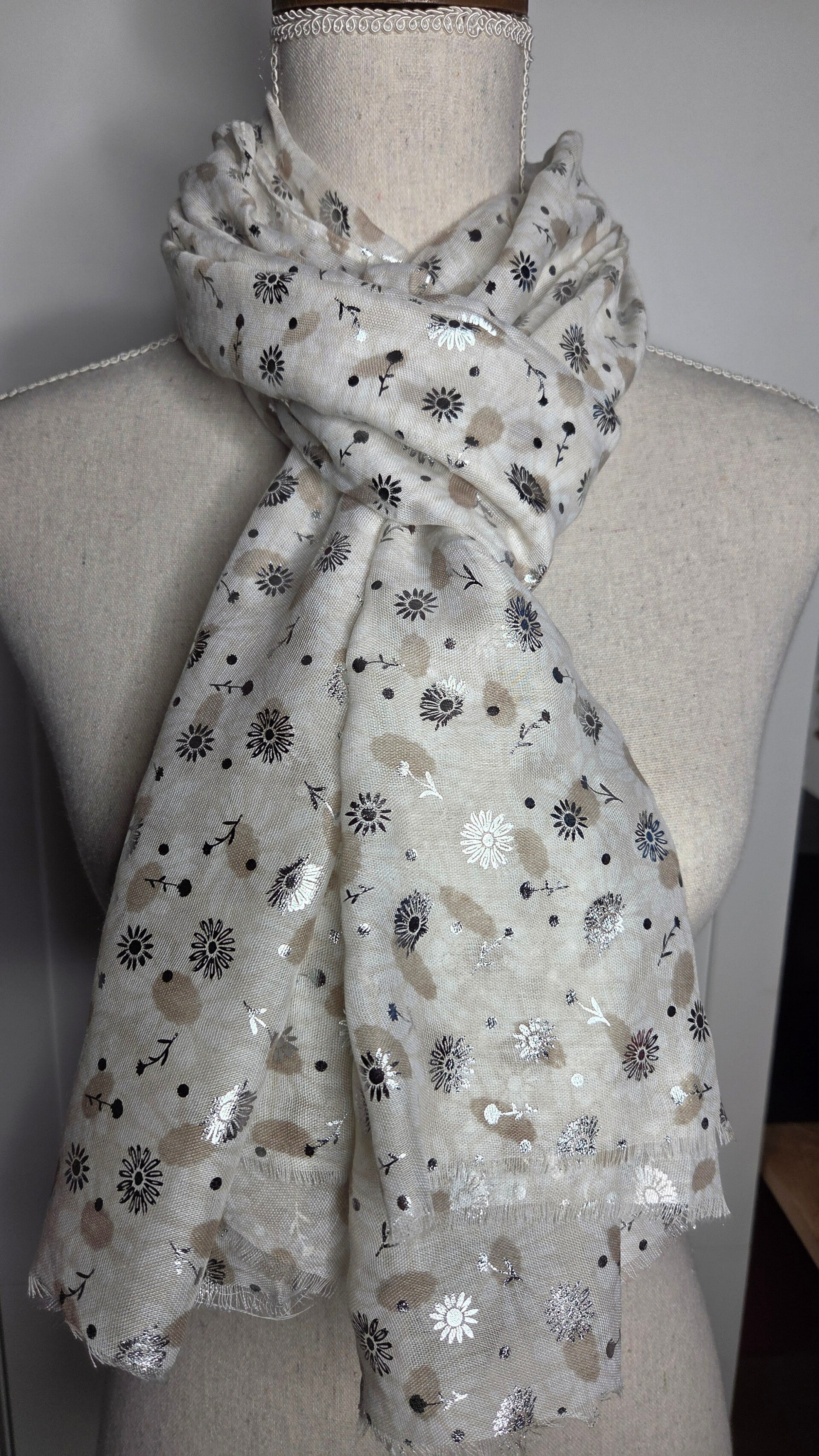 Foulard fleur