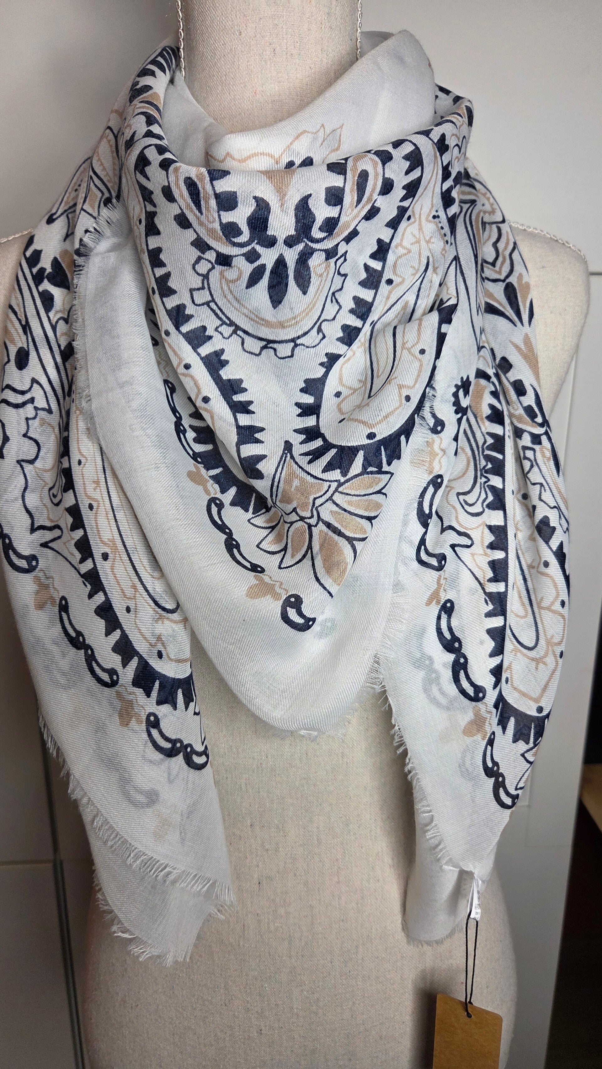 Foulard blanc