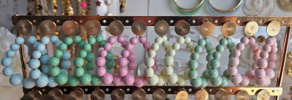 Boucles d oreilles perles