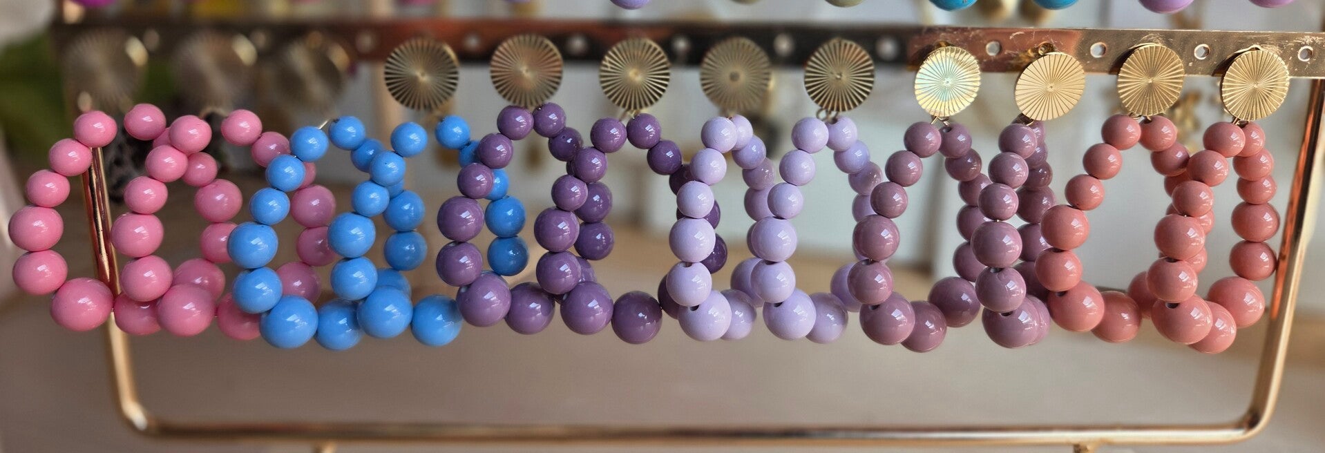 Boucles d'oreilles perles