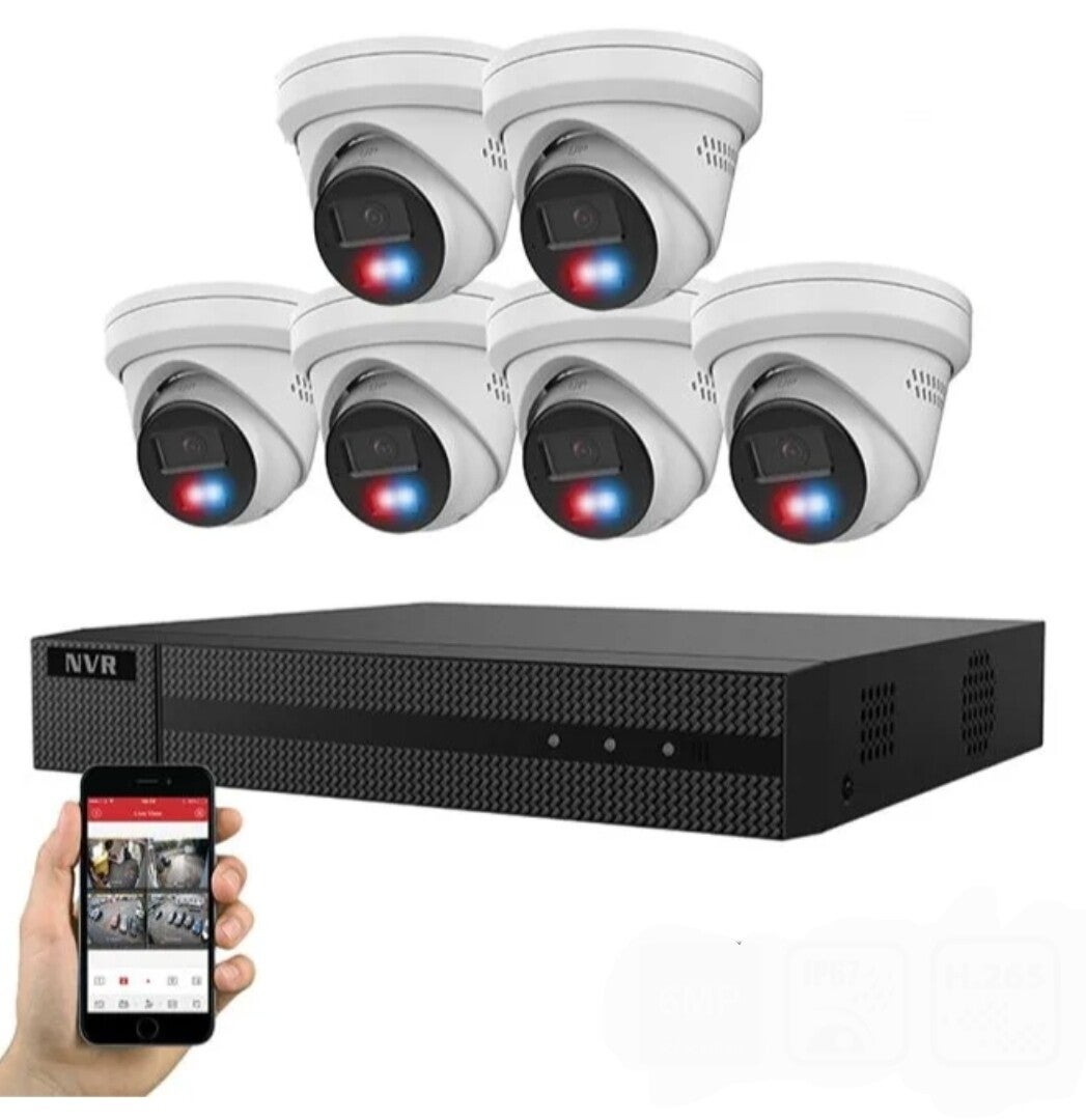 Kit camera 360 4k & NVR 2Tb 8ch