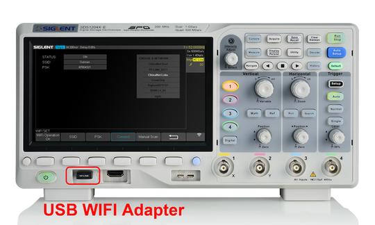 Siglent SDS1000X-E WIFI Module + activation license