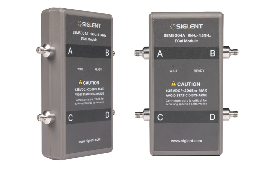 Siglent SEM5000A series electronic calibration module, four-port
