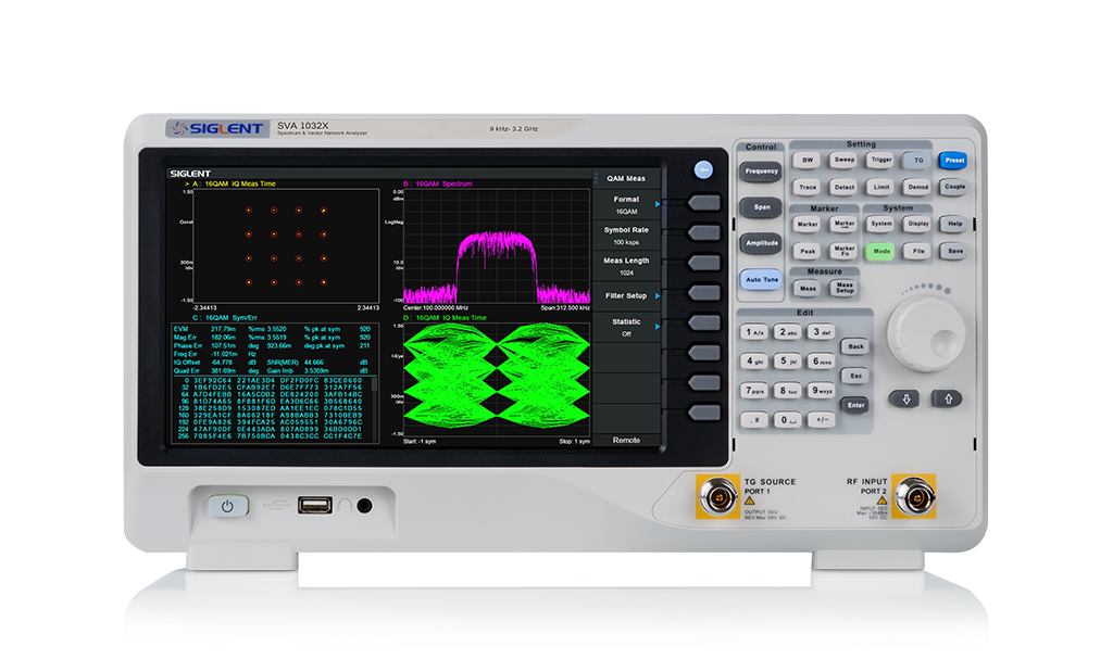 Siglent SVA1032X 3.2GHz Spectrum & Vector Network Analyzer Siglent SVA1032X 3.2GHz Spectrum & Vector Network Analyzer