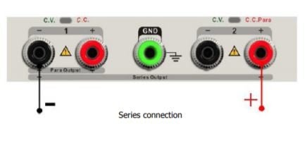 Siglent SPD3303C series connection — up to 60 V