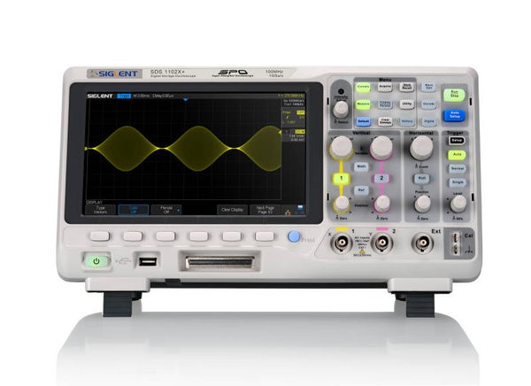 Siglent SDS1102X+ 100MHz Dual channel oscilloscope