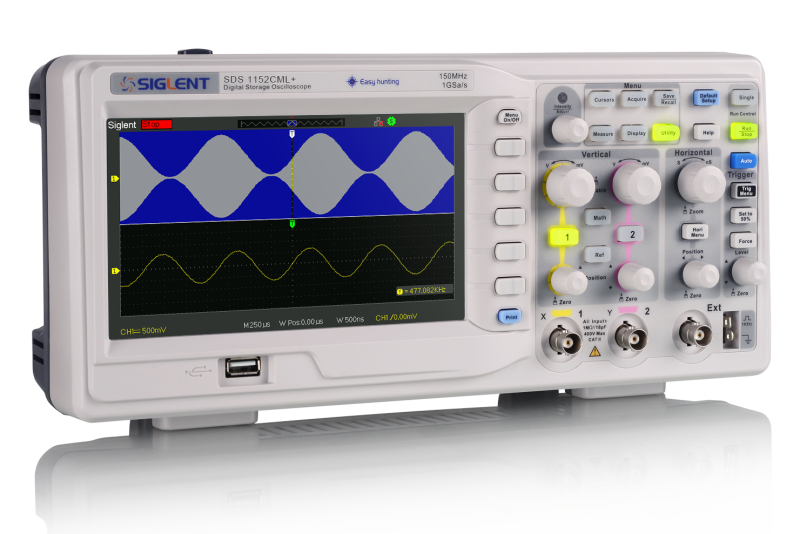 Siglent SDS1000CML+ series two-channel digital storage oscilloscope