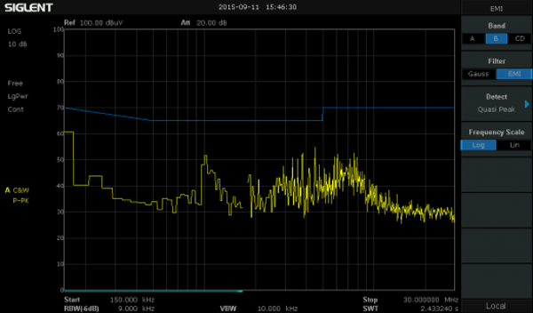 Siglent SSA3000X PLUS-EMI Measurement license option