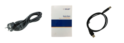 Siglent SPD3303C — included accessory set