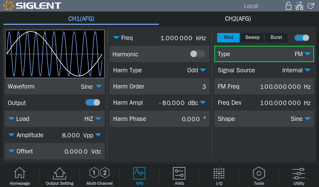 Analog modulation (AM/FM/PM)