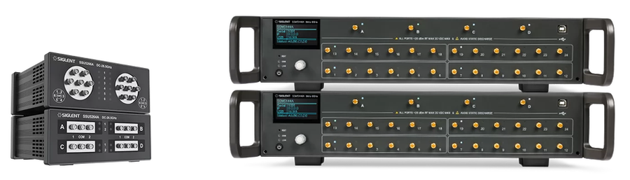 Siglent SSU5000A RF switches and SSM5000A switch matrices