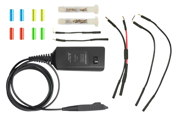 Siglent SAP1000 1 GHz single-ended active probe with tip accessories