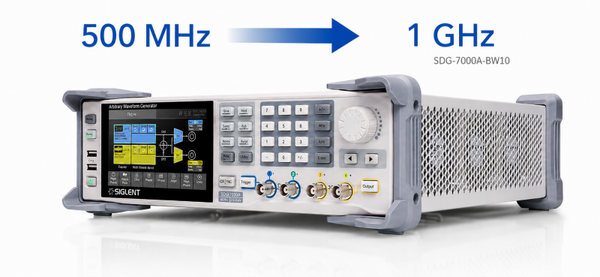 Siglent SDG-7000A-BW10 Bandwidth Upgrade 500 MHz to 1 GHz (SDG7000A)