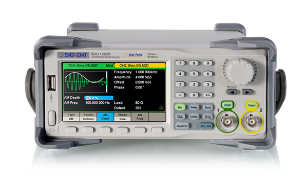 Siglent SDG1062X 60MHz Function / Arbitrary Waveform Generator