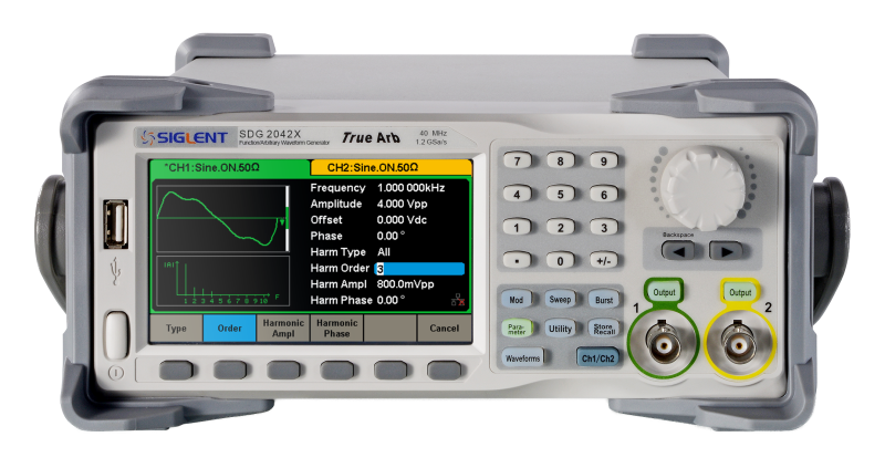 Siglent SDG2042X arbitrary waveform generator