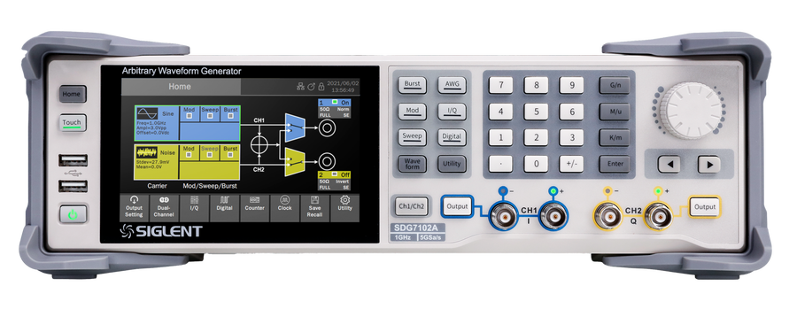 Siglent SDG7000A arbitrary waveform generator front view