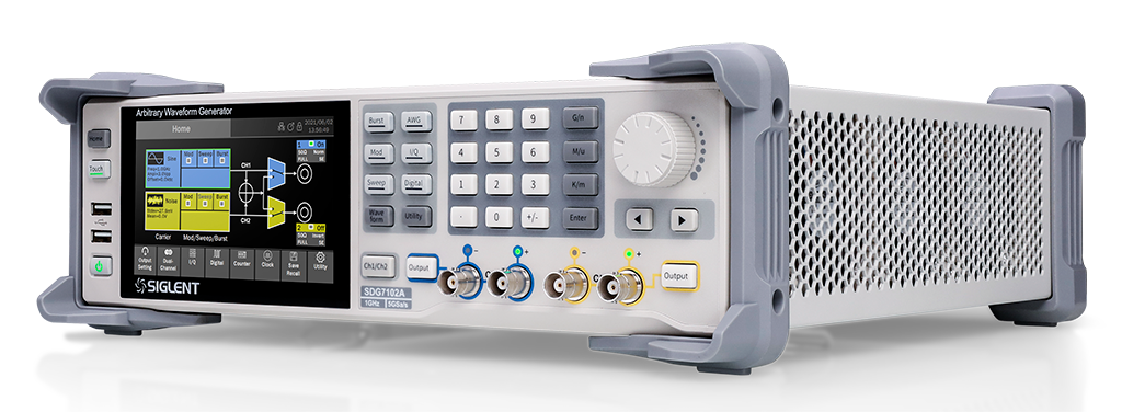Siglent SDG7000A side and connection view