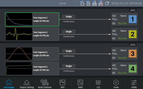 Siglent SDG8000-4GPTS 4G point waveform storage space option