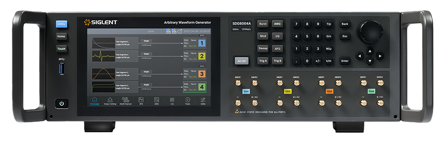 Siglent SDG8000A high-performance arbitrary waveform generator