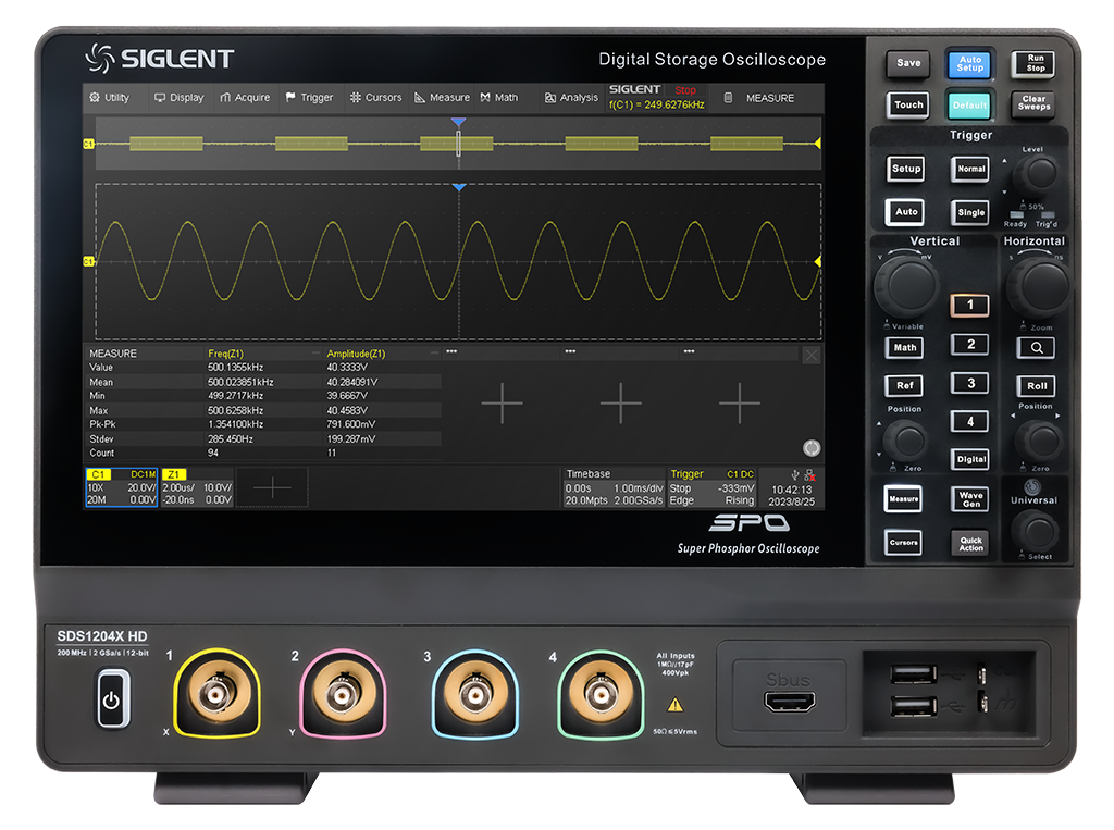 Siglent SDS1000X HD oscilloscope