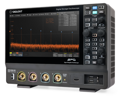 Siglent SDS1000X HD oscilloscope side view
