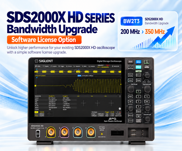Siglent SDS2000HD-BW2T3
