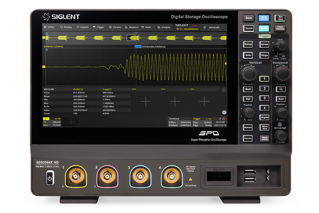 Siglent SDS2204X HD 12-bit oscilloscope
