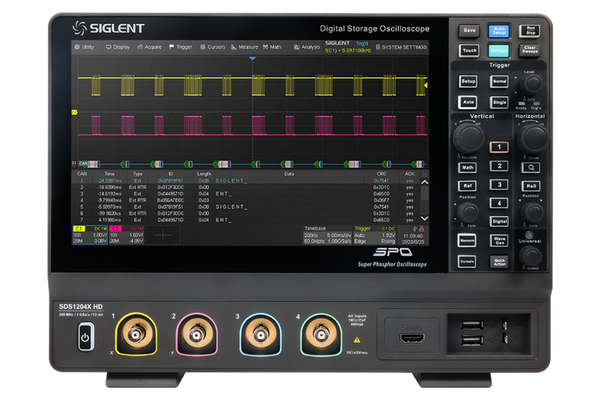 Siglent SDS1204X HD 4CH 12bit 200MHz Oscilloscope