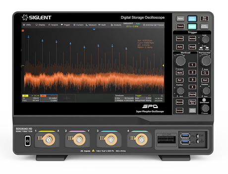 Siglent SDS3034X HD 12-bit oscilloscope