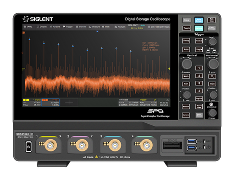Siglent SDS3104X HD 12-bit oscilloscope