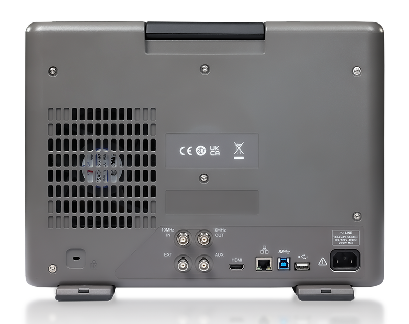 Siglent SDS5000X HD oscilloscope, rear panel